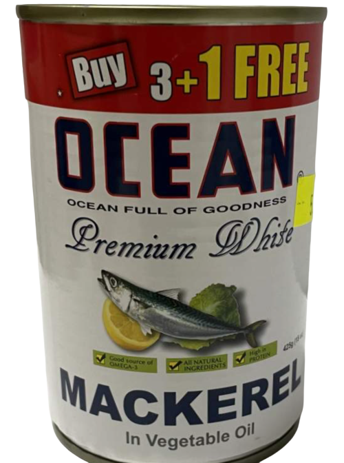 Ocean Mackerel in Vegetable Oil - 4 x 425g